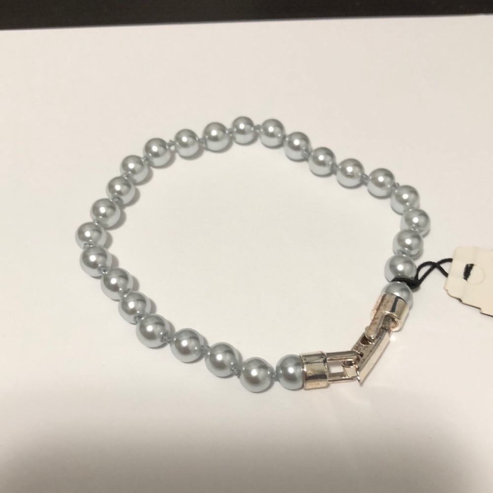 NWT Light Blue Pearl Bracelet